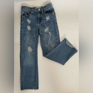 Levi's  Girl Ripped Jeans High Rise Size 5-6 years